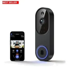 FHD Video Doorbell - 1080P, Cloud Storage & AI Detection for Ultimate Security