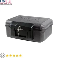 Fireproof Safe Box UL Classified 1/2 Hour Key Lock Portable Water Resistant New