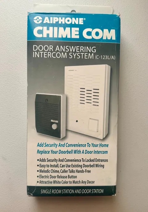 Aiphone C-123L/A Door Answering Intercom System ChimeCom  C123LA
