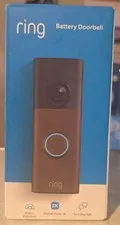 Ring Battery Doorbell (newest model), Retinal 2K with wide-angle video Mocha NIB