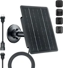 3W 3.7V Solar Panel for Blink Camera Outdoor 3/4 Gen and XT2/XT | Solar Charger