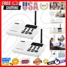 Intercoms Wireless for Home 1 Mile Range 22 Channel 100 Digital Code Display ...