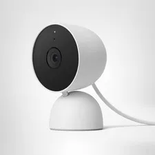 Google Nest Cam Wired 2nd Gen Indoor Security Camera Snow GA01998-US Wi-Fi