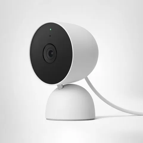 Google Nest Cam Wired 2nd Gen Indoor Security Camera Snow GA01998-US Wi-Fi