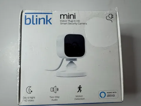 Blink Mini Indoor Plug-In Live HD Smart Security Camera (New / Sealed)