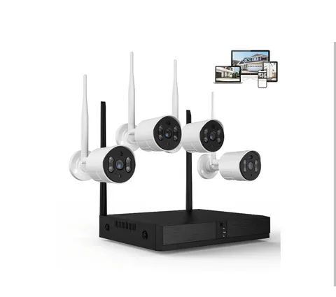TOPVISION 6026HEC-XMW 8CH 3MP NVR 4x 1080P WiFi Camera Kit NIB! 