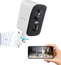 Arenti 340° Pan Wireless Security Camera Outdoor Magnetic, 3MP Battery Powered W