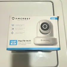 Amcrest 4MP Pan/Tilt Wi-Fi Indoor IP Camera Night Vision White IP4M-1041W
