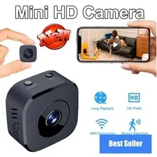 SSET Mini WiFi Security Camera HD Full Color Night Vision Waterproof