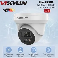 Vikylin 5MP Smart Dual Light Full Color+IR Security IP POE Camera w/ Audio Onvif