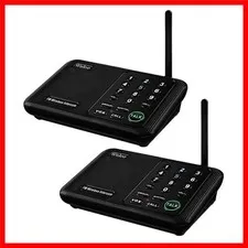 Wireless Home Intercom System - 1 Mile Range, 10 Channels, 2-Pack