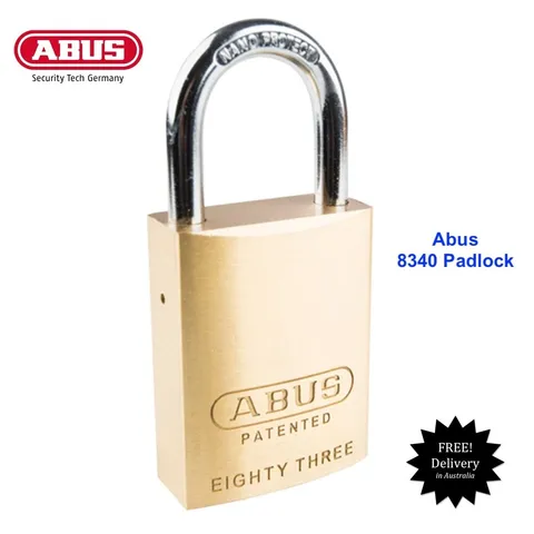 ABUS 83/40 Padlock 8340 Keyed Alike Padlocks-Free Postage