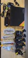 Q-See DRV Digital Video Security 4-Channel DVR Model QR414 + 4 cameras QSM1424W
