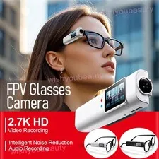 2.7K HD Glasses Camera WiFi Mini Eyeglasses Action Cam Camcorder Sports DV DVR