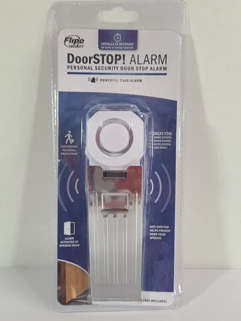 Flipo Door Stop Alarm Personal Security Door Stop Alarm New Sealed 