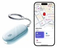 130 dB Personal Safety Alarm for Women with Apple Find My APP, Extra-Loud Sir...