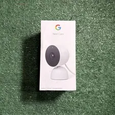 Google Nest Cam - Indoor Wired Smart Home Security Camera - Snow