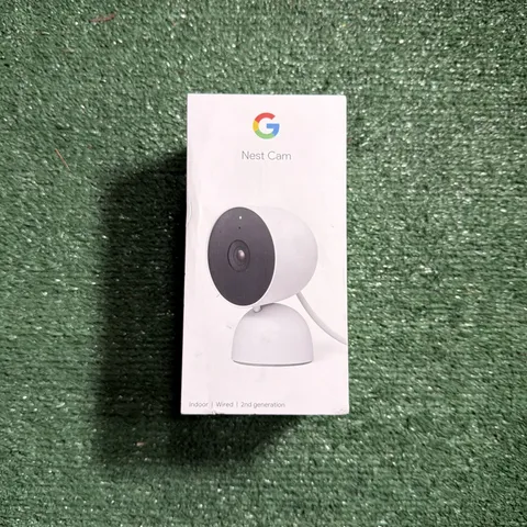 Google Nest Cam - Indoor Wired Smart Home Security Camera - Snow