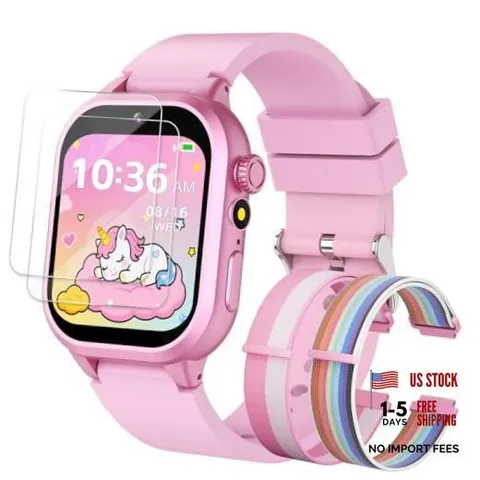 Pink Kids' Smart Watch - 39 Games - Built-In Camera - Video