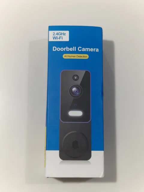 Wi-fi 2.4Hz Doorbell Camera with AI Human Detection & Night Vision
