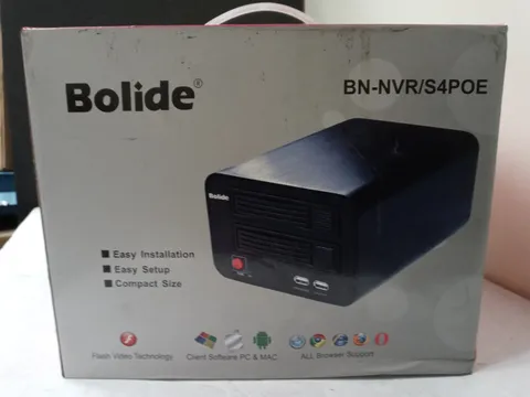 BOLIDE (BN-NVR/S4POE) 4-Channel PoE Network Video Recorder