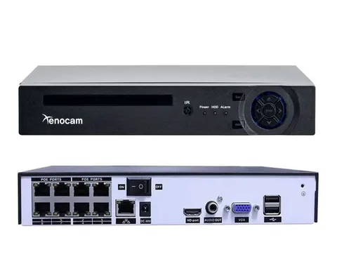 Digital Network Video Recorder Lapetus Model N6708HE5-POE View Control PC Mac 