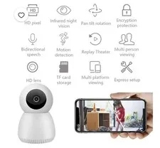 HD Wireless PTZ IP Camera WiFi Pet Baby Monitor AI Motion Detection Night Vision