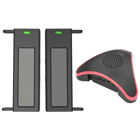 Solar Wireless Driveway Alarm System- 190 Feet Wide Sensor Range