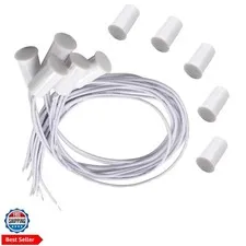 Magnetic Door Switch RC-33 NC Recessed Wired Security Window Door Contact Sen...