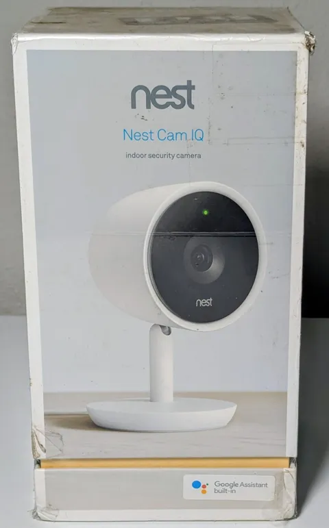 NEW-SEALED Google Nest Cam IQ Indoor Security Camera 1080p WiFi White NC3100US