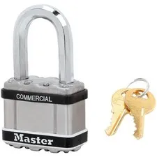 Master Lock Padlock Magnum Heavy Duty 2" x 3/8" Diameter x 1-1/2", Steel, with