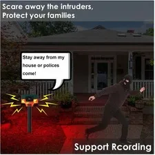 Outdoor Alarm w/ Dog Barking & Gunshot Sound