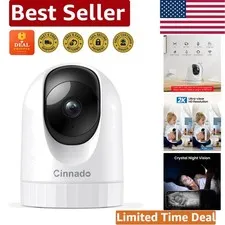 360° WiFi Indoor Camera with Motion Detection & Cloud Storage - Family Safety