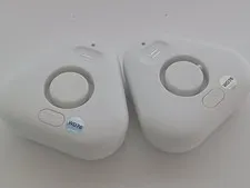 2pcs Stechro WD76 Water Leak Detectors  120dB Water Sensor Alarm Battery Inc