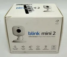 Blink Mini 2 Security Camera 1080p Wired Indoor Outdoor Night Vision Audio
