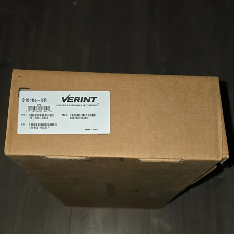 Verint S1816e-SR Surveillance DVR NVR Brown Security Recorder 70-300-5542