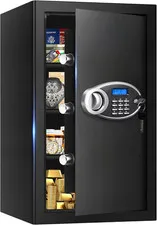 5.2 Cuft Large Safes for Home Use Fire and Water Proof, Heavy Duty Fireproof Saf