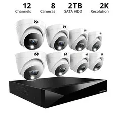 Night Owl 2-Way Audio 12 Channel DVR Security System with 2TB HD FTD4-82-8LDM