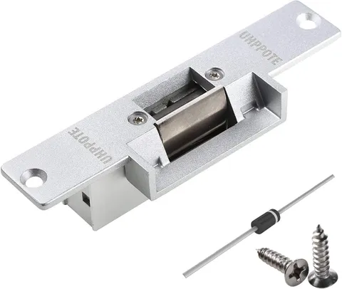 Electric Door Strike Lock Fail Secure 12VDC for Access Control | Zinc Alloy for
