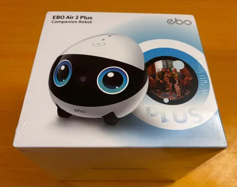 Enabot EBO Air 2 Plus AI Companion Robot 3K Camera Purple New Sealed