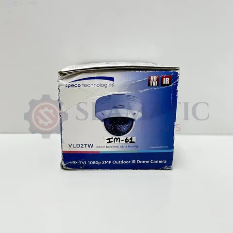 Speco Technologies VLD2TW 2MP HD-TVI 1080p Outdoor IR Dome Camera, IM#61