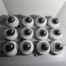 Lot of 12 SONY 720p Dome IP PoE Network Cameras SNC-DH120 / SNC-DH140 & Brackets