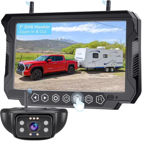 RV Backup Camera Wireless 7-inch for Furrion: Touchkey 7 Inch-1