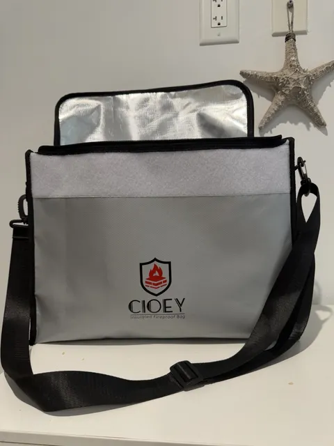 Large (17 X 12 X 5.8 Inches) Fireproof Bag, Water Resistant