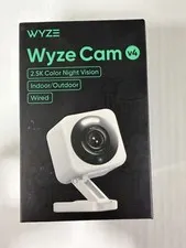 Wyze WYZEC4WH Cam v4 2.5K QHD Security Camera Indoor/Outdoor WiFi w/Night Vision