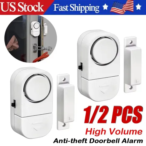 Wireless Home Window Door Burglar Security Alarm System Magnetic Sensor