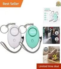 Personal Alarm for Women 140DB Emergency Self-Defense Security Alarm Keychain...