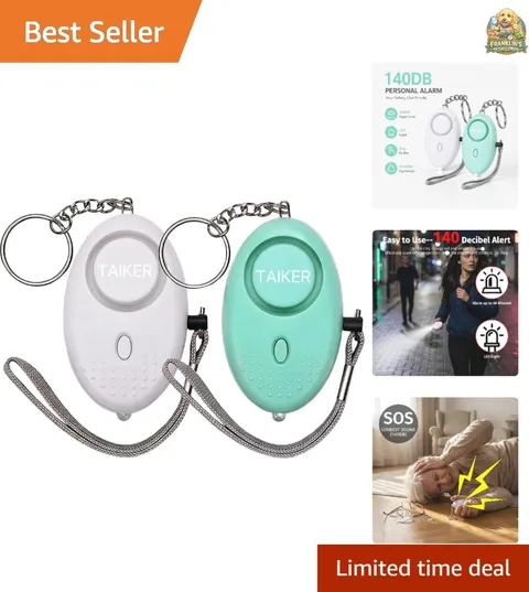 Personal Alarm for Women 140DB Emergency Self-Defense Security Alarm Keychain...