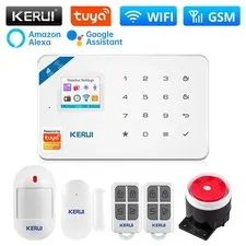 New WIFI GSM Alarm System Kit with Door/Window Sensor for Home Security Support