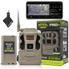 TACTACAM Reveal Pro 3.0 Cellular Trail Camera - Multi-Cellular Network, GPS,...